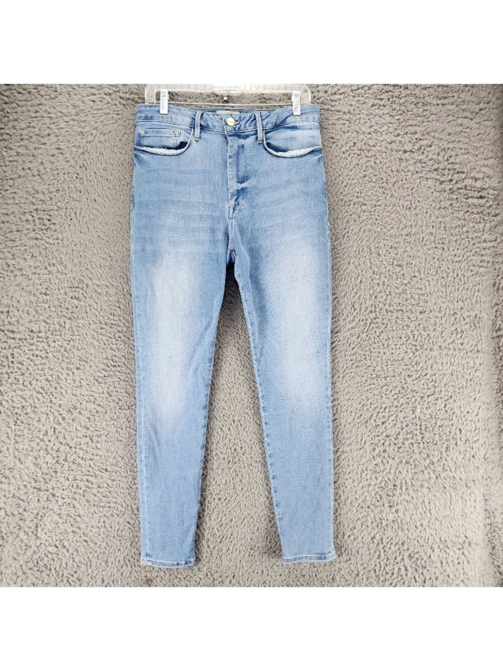 Frame Jeans Womens 2 Blue Stretch Le One Skinny *Read*